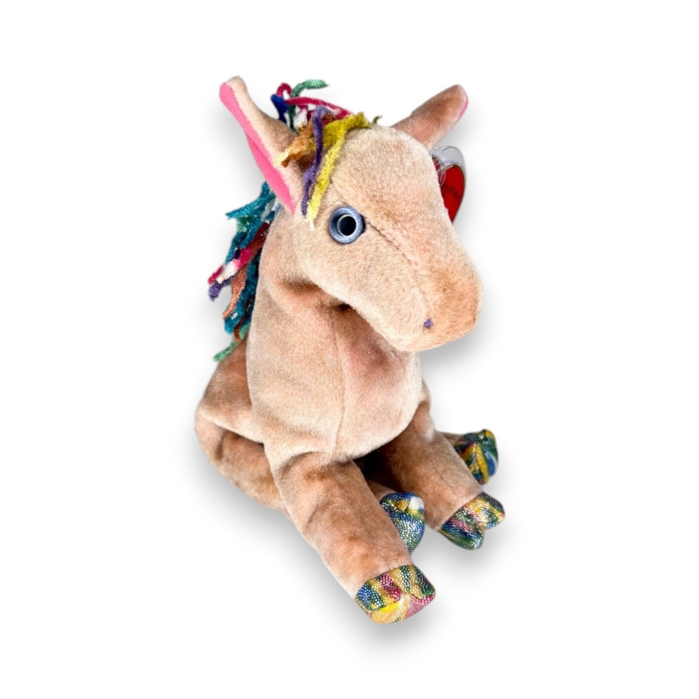 Horse the Horse | Colorful Zodiac Spirit | Mint Heart Tag TY Beanie Baby - Picture 6 of 6